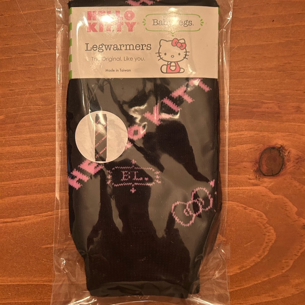 Hello Kitty Black and Pink Legwarmers